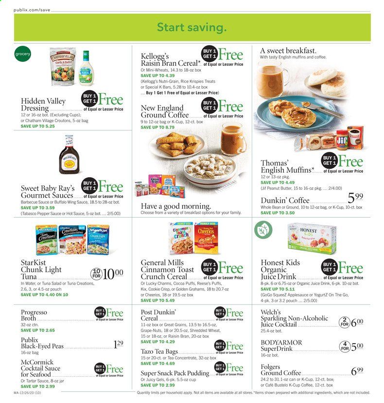Publix (AL, FL, GA, NC, SC, TN) Weekly Ad Flyer December 26 to January 1