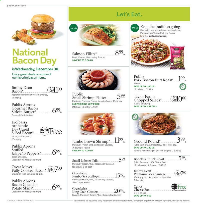 Publix (AL, FL, GA, NC, SC, TN) Weekly Ad Flyer December 26 to January 1