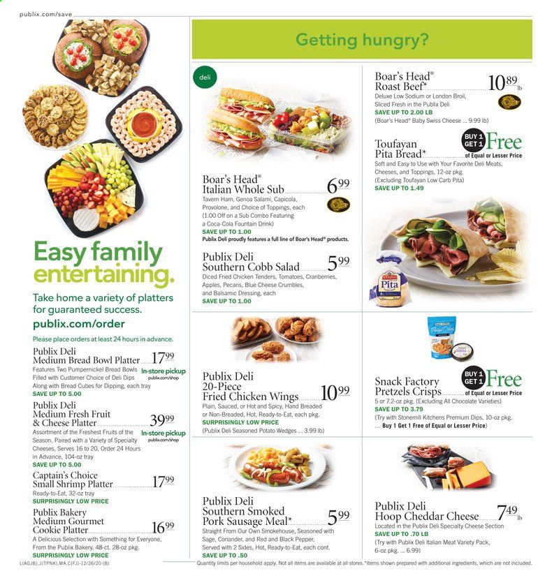 Publix (AL, FL, GA, NC, SC, TN) Weekly Ad Flyer December 26 to January 1