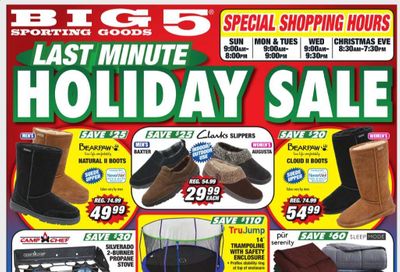 Big 5 Weekly Ad Flyer December 20 to December 26