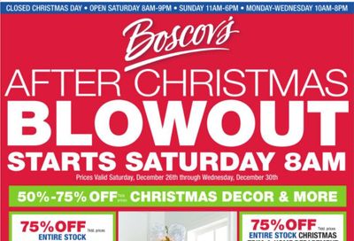 Boscov's Weekly Ad Flyer December 26 to December 30