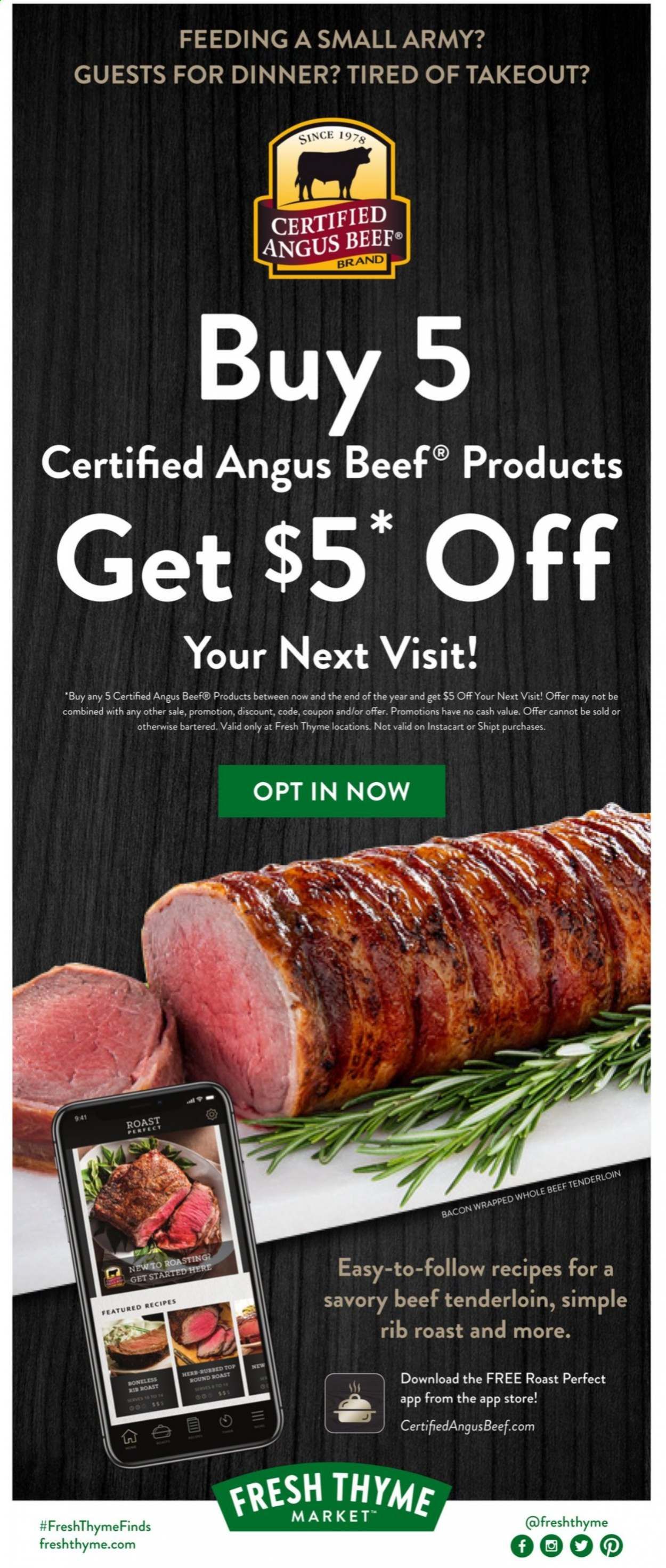 Fresh Thyme Weekly Ad Flyer December 27 to January 5
