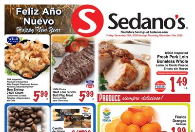Sedano's (FL) Weekly Ad Flyer December 25 to December 31