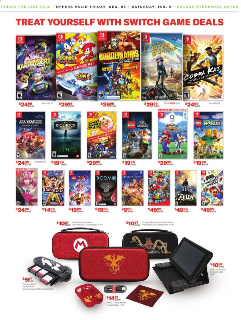 GameStop Weekly Ad Flyer December 25 to January 9