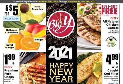 Big Y (CT) Weekly Ad Flyer December 26 to January 6