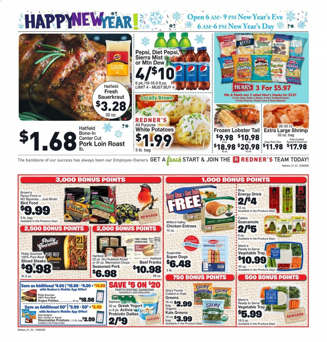 Redner's Markets Weekly Ad Flyer December 26 to January 1