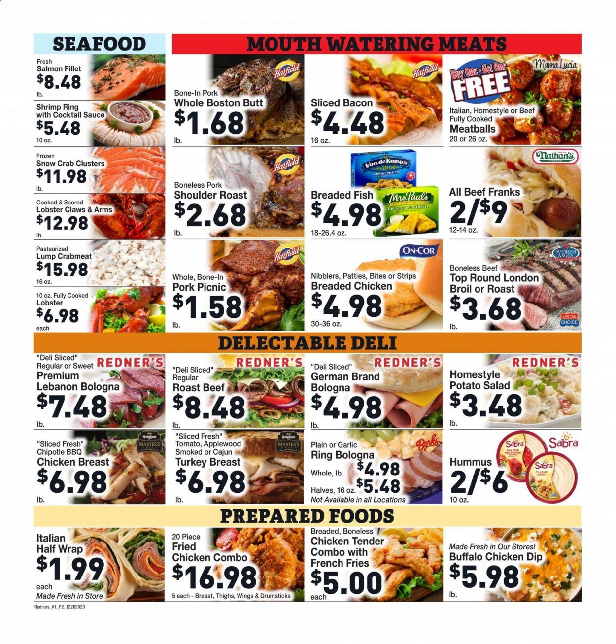 Redner's Markets Weekly Ad Flyer December 26 to January 1