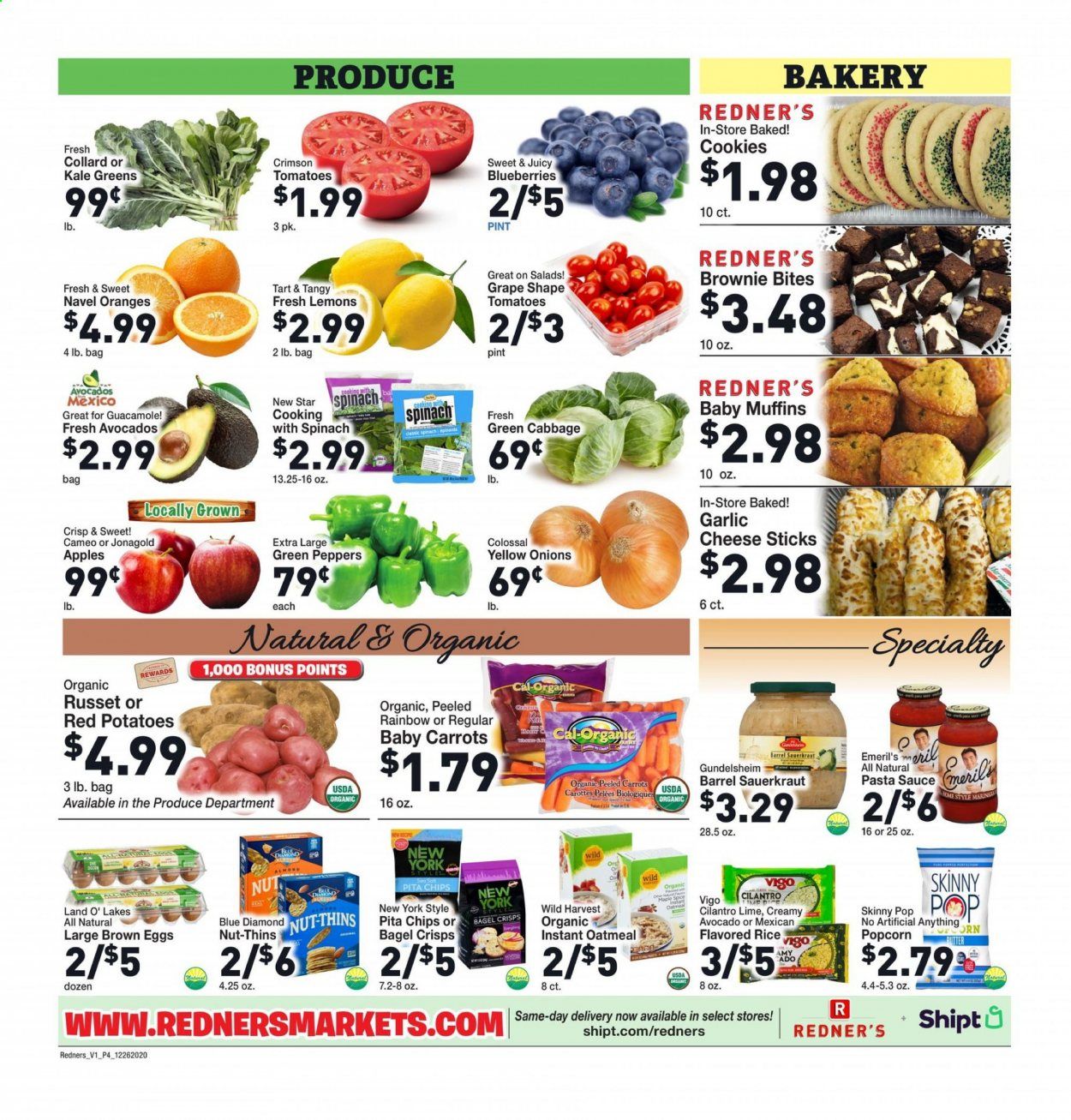 Redner's Markets Weekly Ad Flyer December 26 to January 1
