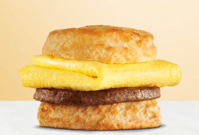 Spend $20+ at Hardee's Through the Uber Eats App and Receive a Free Sausage, Egg & Cheese Biscuit