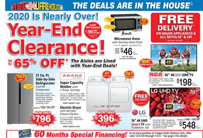 ABC Warehouse Weekly Ad Flyer December 27, 2020 to January 2, 2021