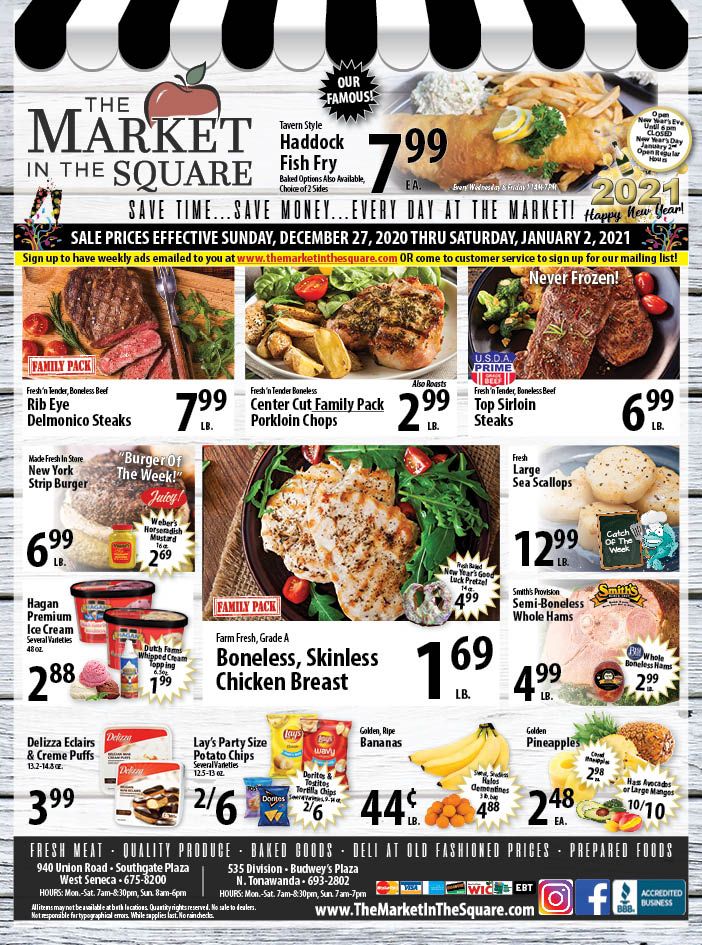 Market In The Square Weekly Ad Flyer December 27, 2020 to January 2, 2021