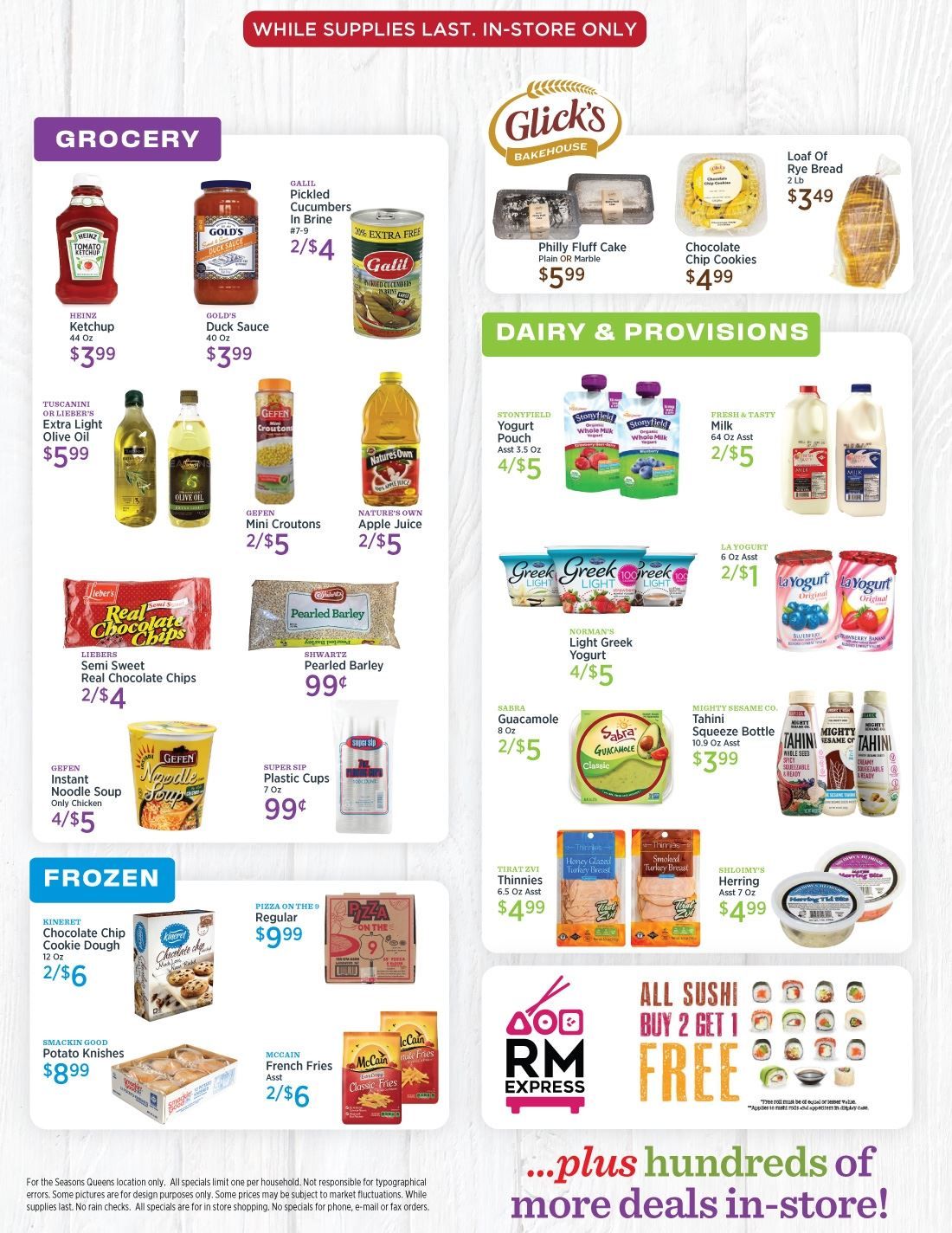 Seasons Weekly Ad Flyer December 27, 2020 to January 1, 2021