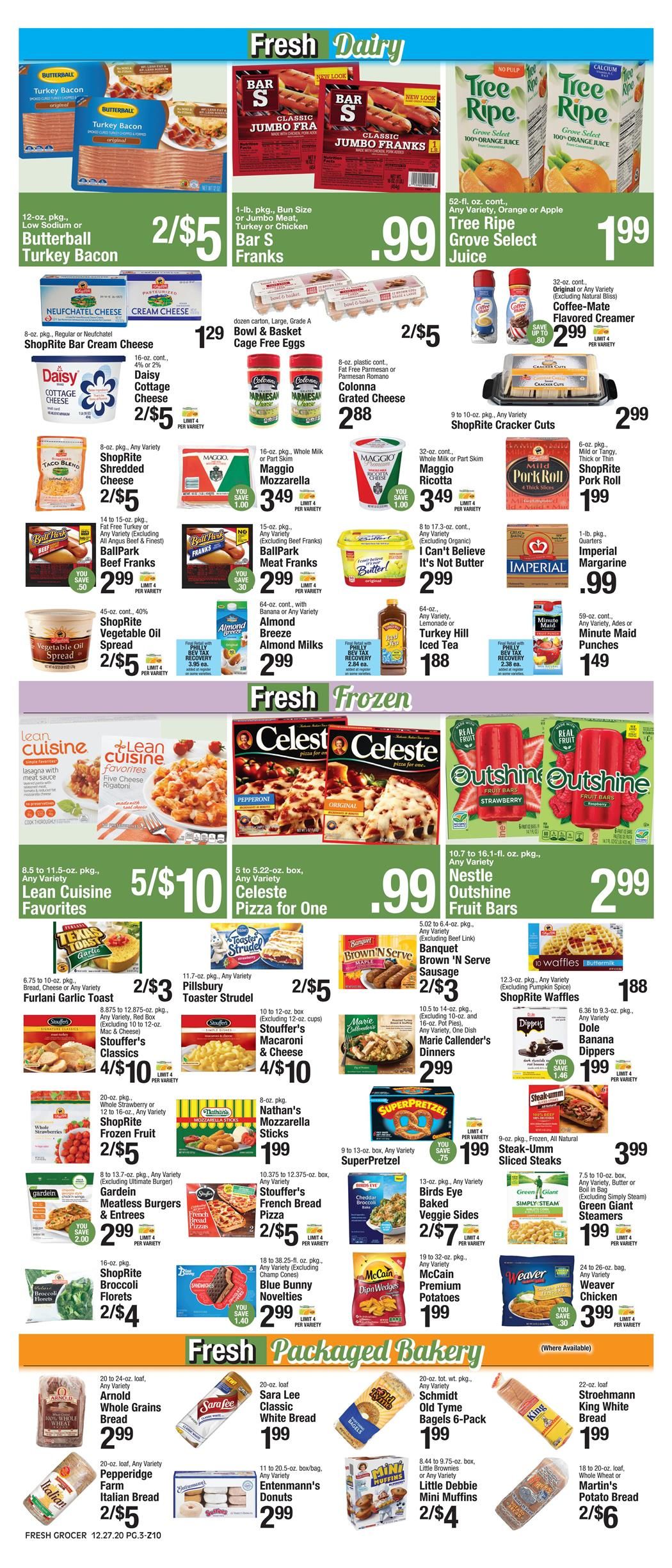 The Fresh Grocer Weekly Ad Flyer December 27, 2020 to January 2, 2021
