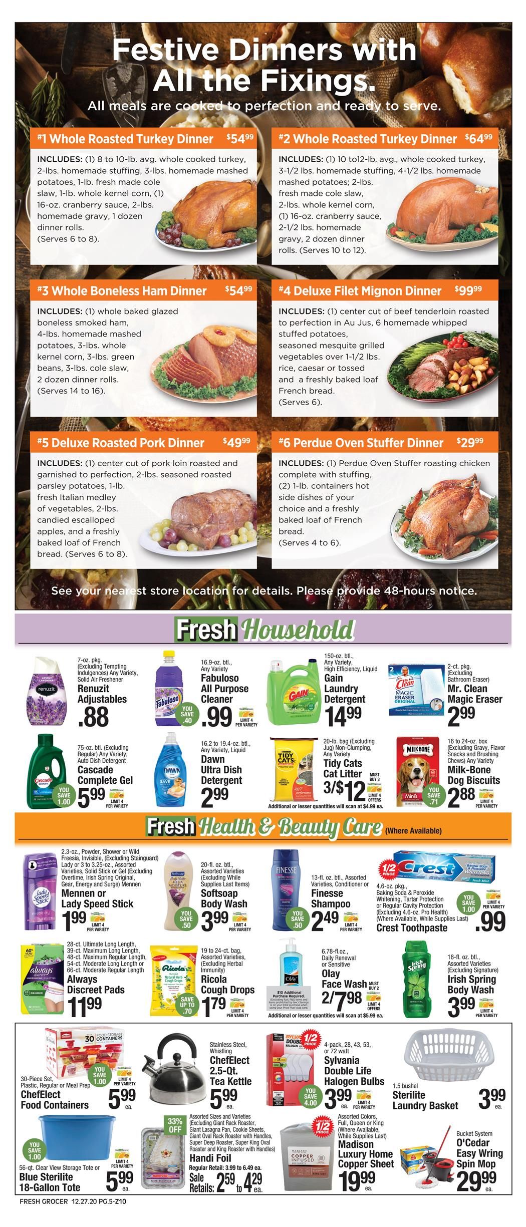 The Fresh Grocer Weekly Ad Flyer December 27, 2020 to January 2, 2021