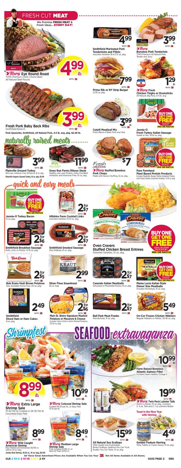Tops Friendly Markets Weekly Ad Flyer December 27, 2020 to January 2, 2021