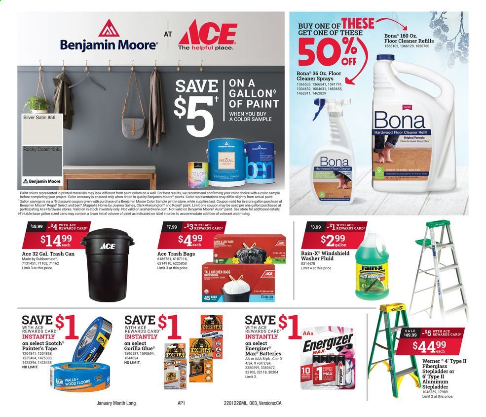 ACE Hardware Weekly Ad Flyer December 26 to January 31