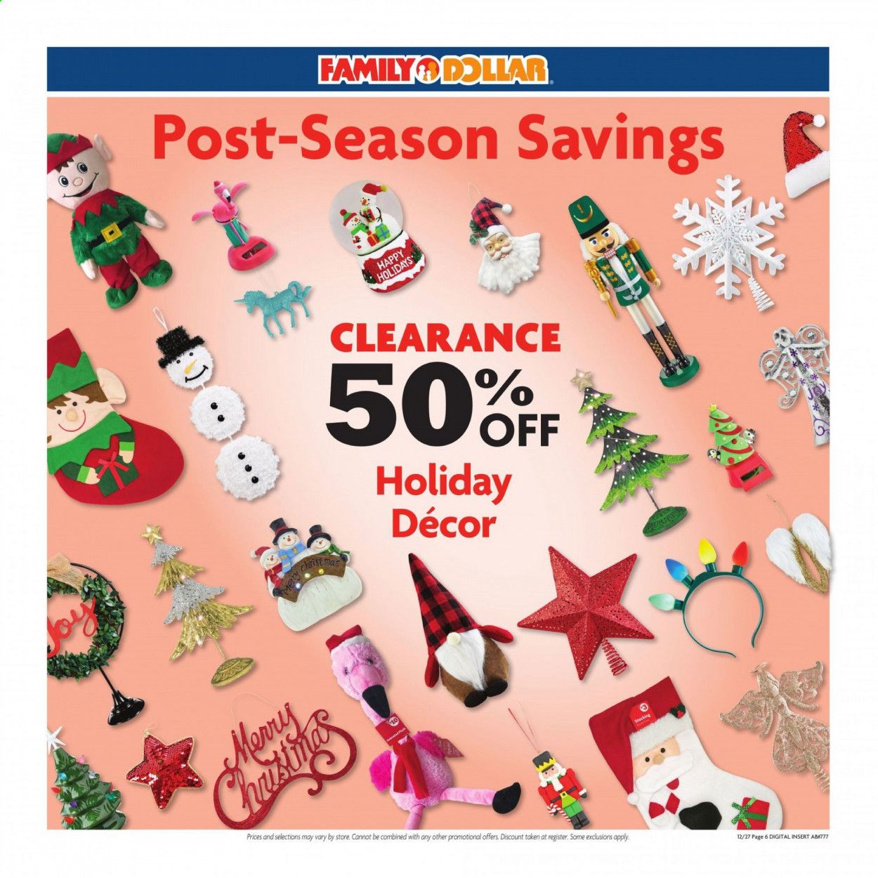 Family Dollar Weekly Ad Flyer December 27 to January 2
