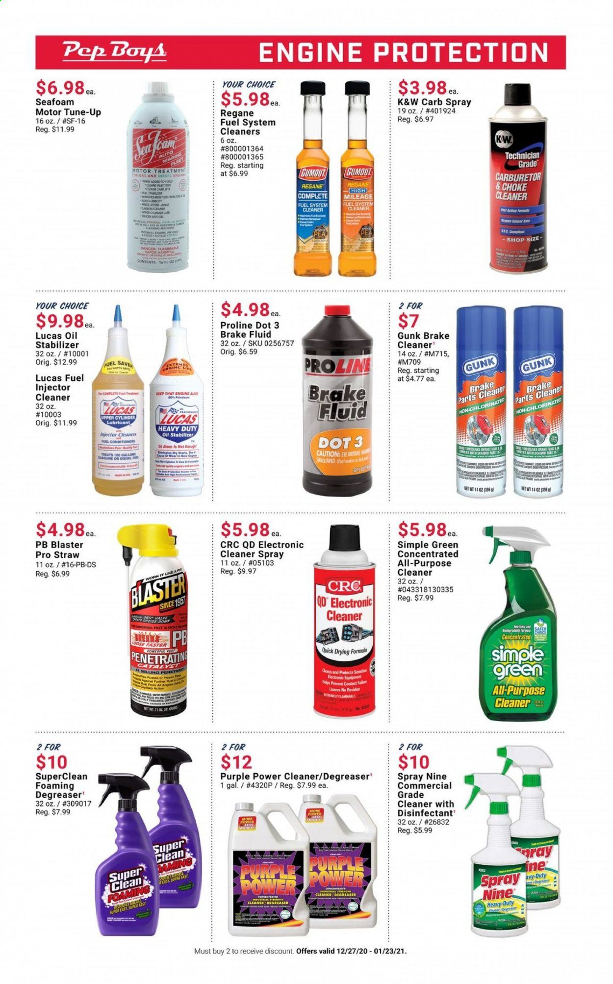 Pep Boys Weekly Ad Flyer December 27 to January 23