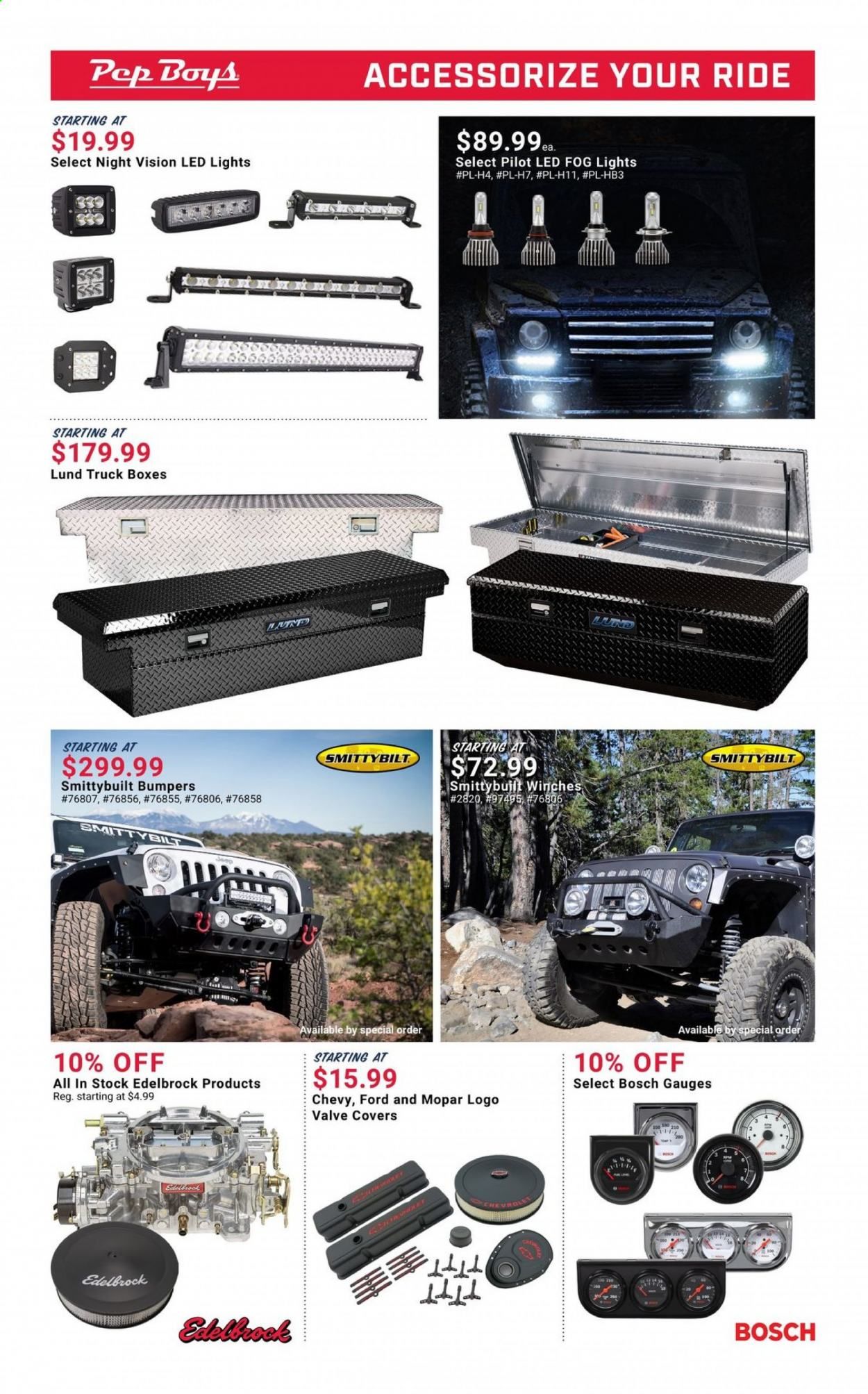 Pep Boys Weekly Ad Flyer December 27 to January 23