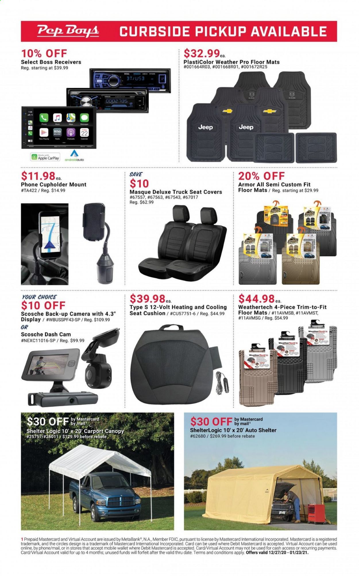 Pep Boys Weekly Ad Flyer December 27 to January 23
