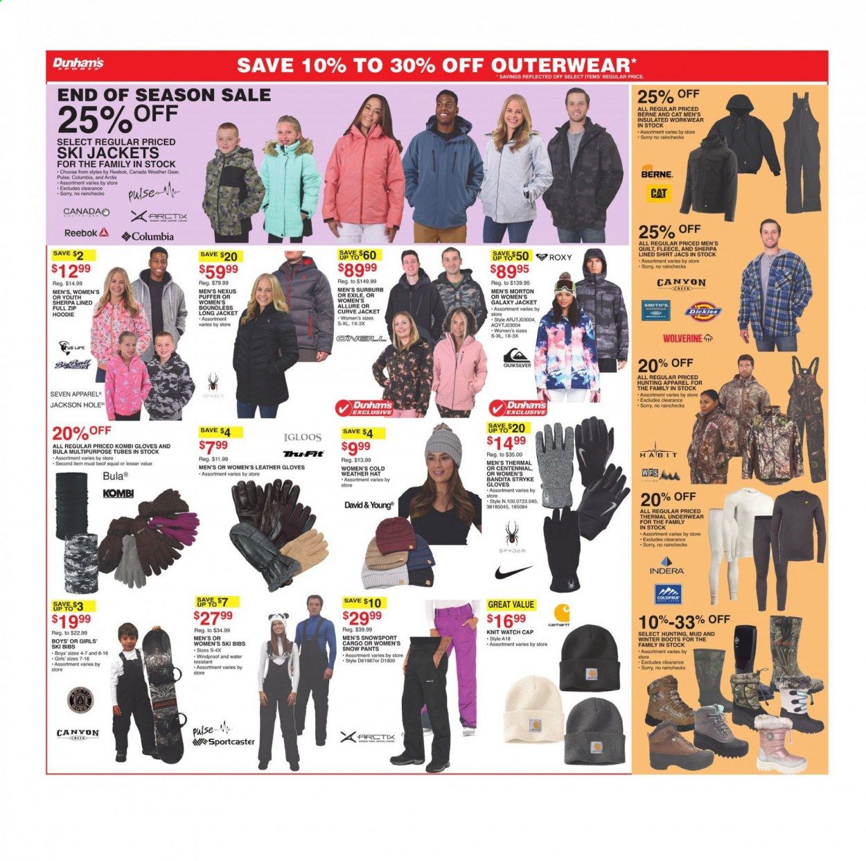 Dunham's Sports Weekly Ad Flyer December 26 to December 31