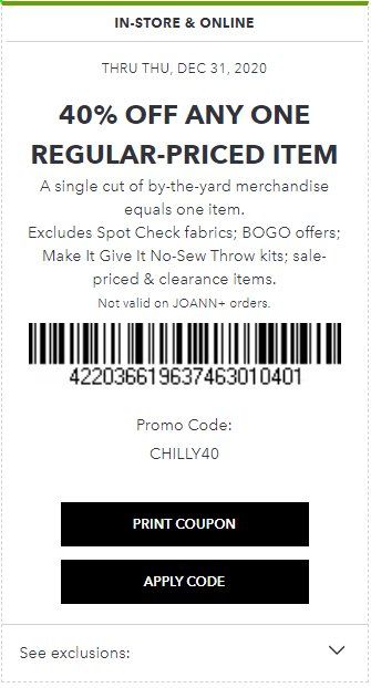 JOANN Weekly Ad Flyer December 27 to December 31