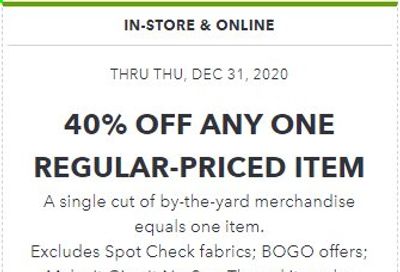 JOANN Weekly Ad Flyer December 27 to December 31