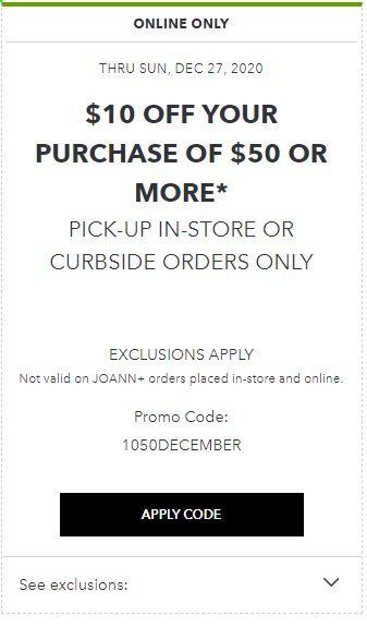 JOANN Weekly Ad Flyer December 27 to December 27