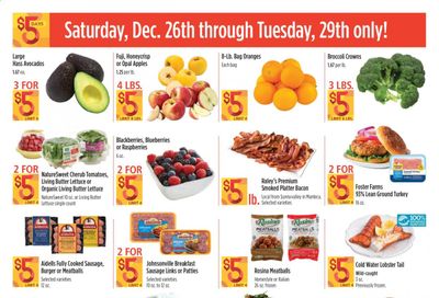 Raley's Weekly Ad Flyer December 26 to December 29