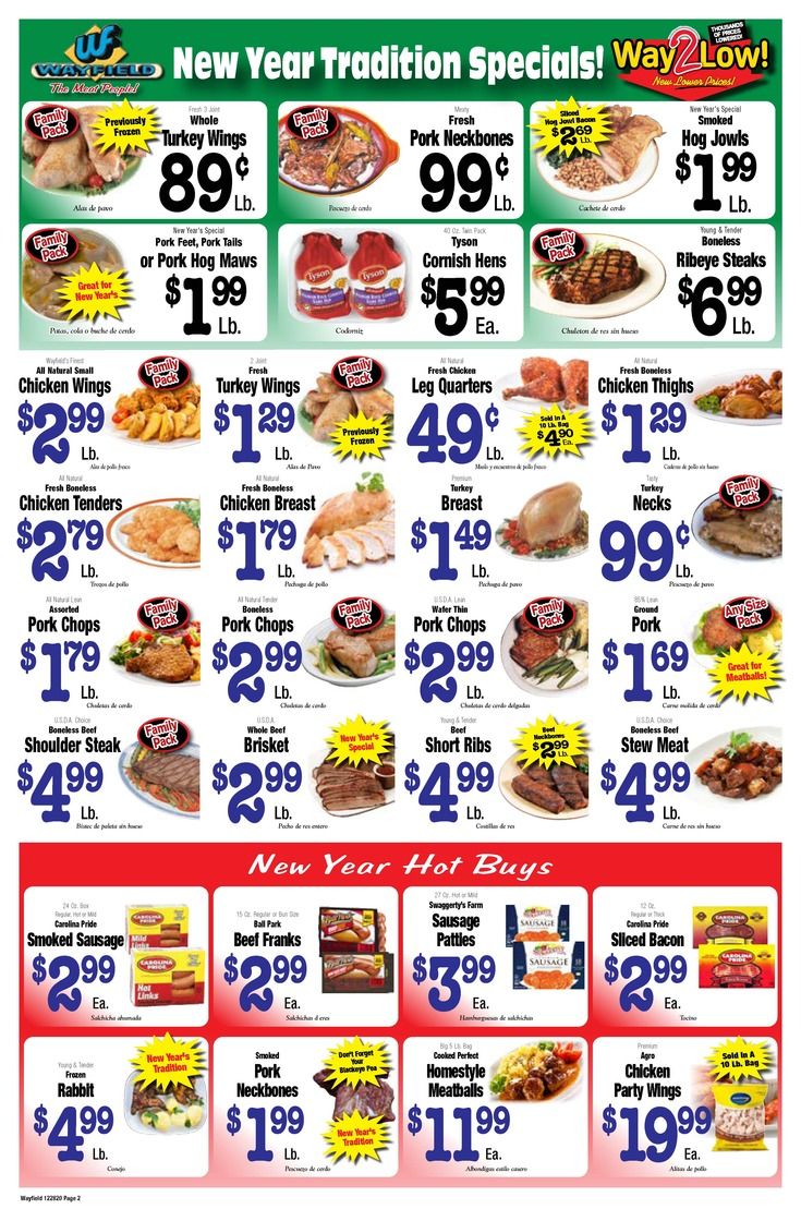 Wayfield Foods New Year Weekly Ad Flyer December 28, 2020 to January 3, 2021