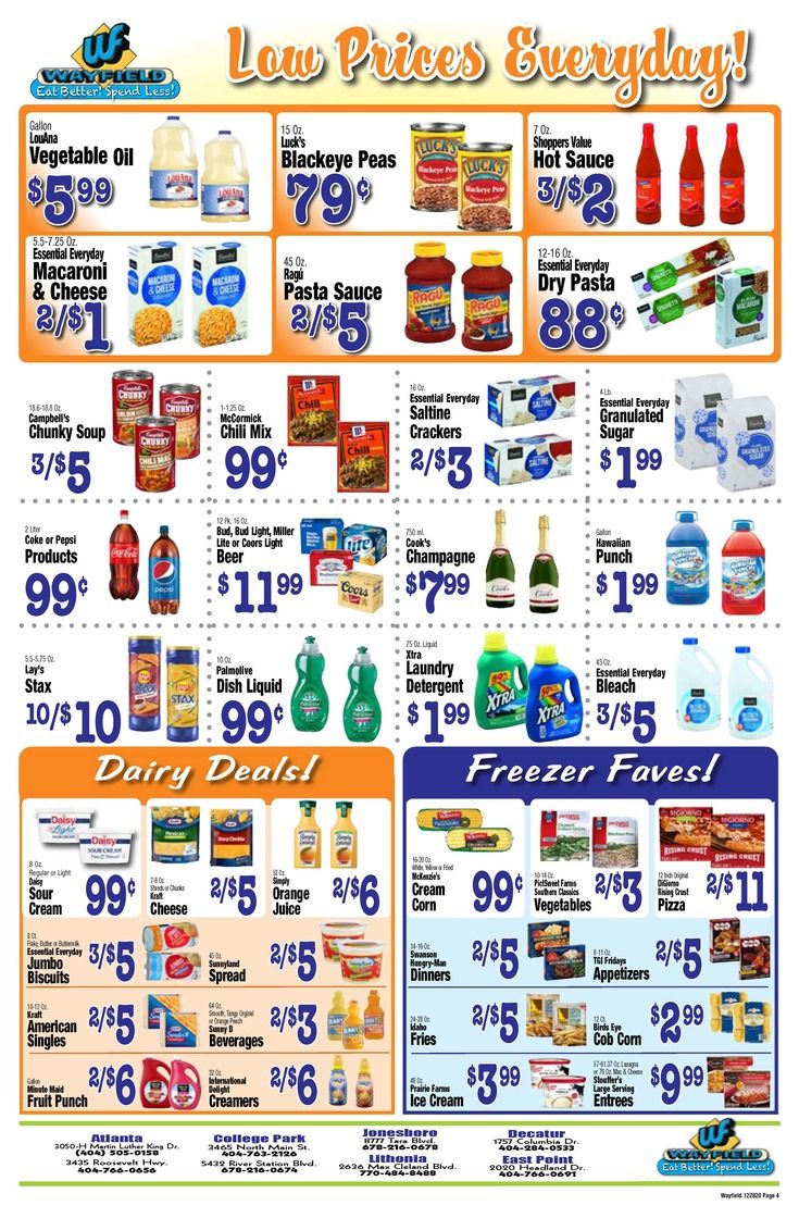 Wayfield Foods New Year Weekly Ad Flyer December 28, 2020 to January 3, 2021