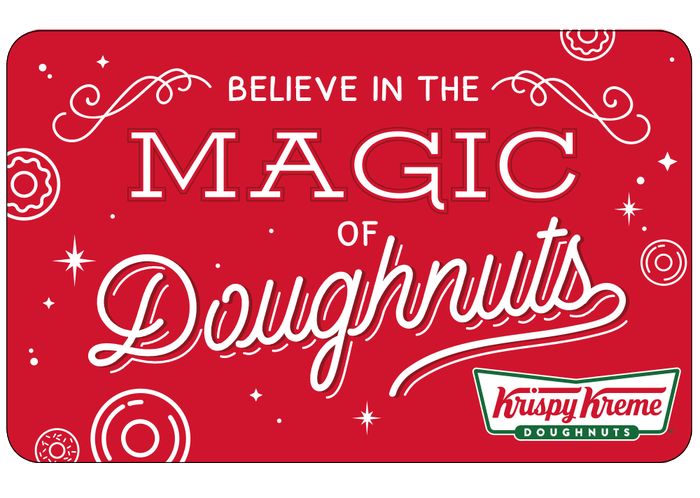 Through to December 31 Receive a $5 Bonus Card When You Purchase $30 Worth of Krispy Kreme Gift Cards Online Through to December 31 Receive a $5 Bonus Card When You Purchase $30 Worth of Krispy Kreme Gift Cards Online