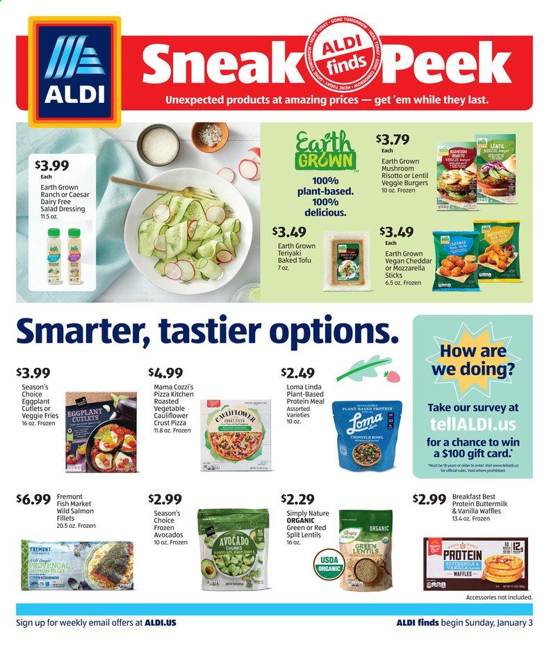 ALDI Weekly Ad Flyer January 3 to January 9