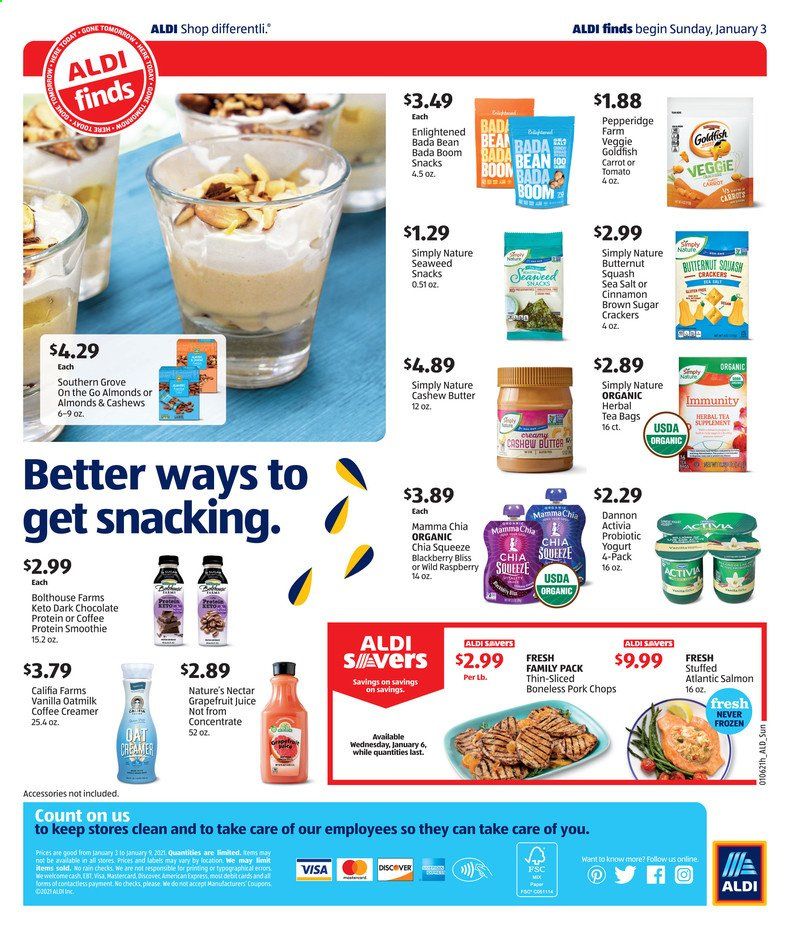 ALDI Weekly Ad Flyer January 3 to January 9