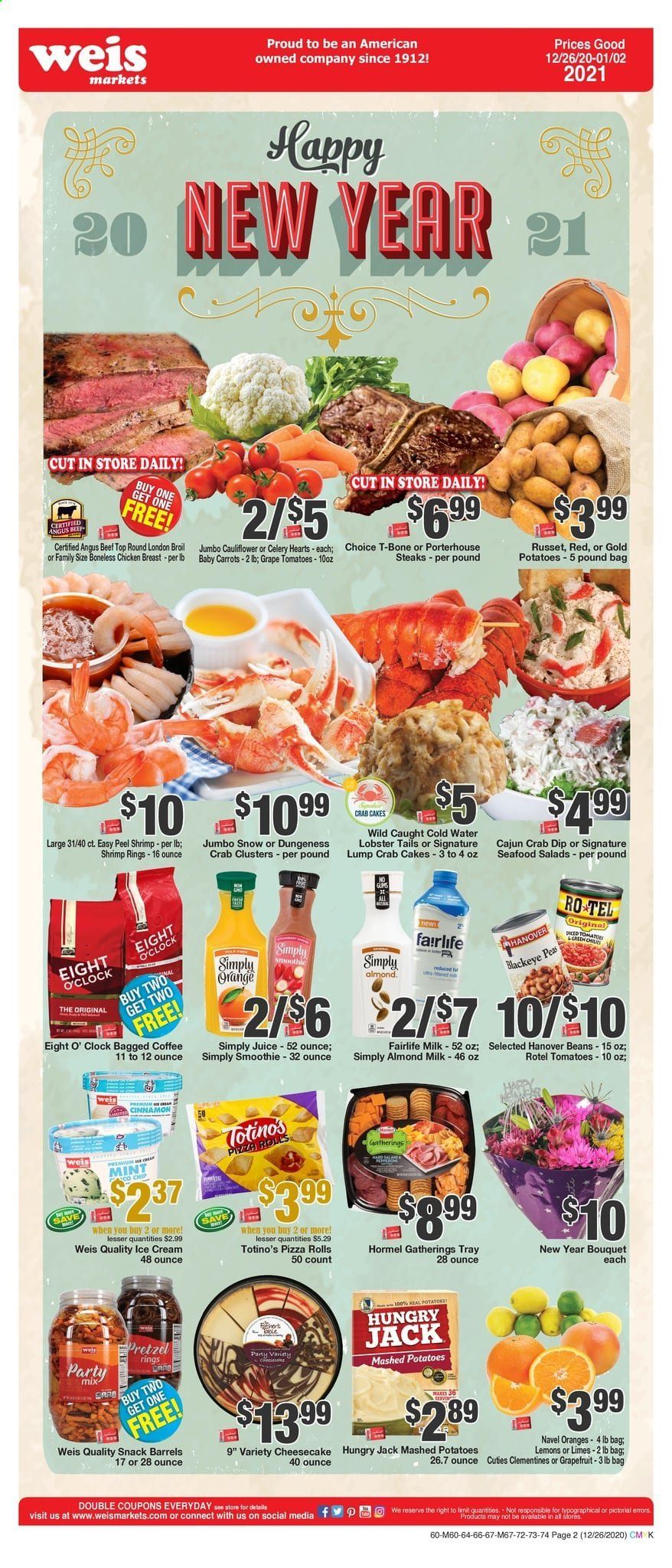 Weis Weekly Ad Flyer December 26 to January 2