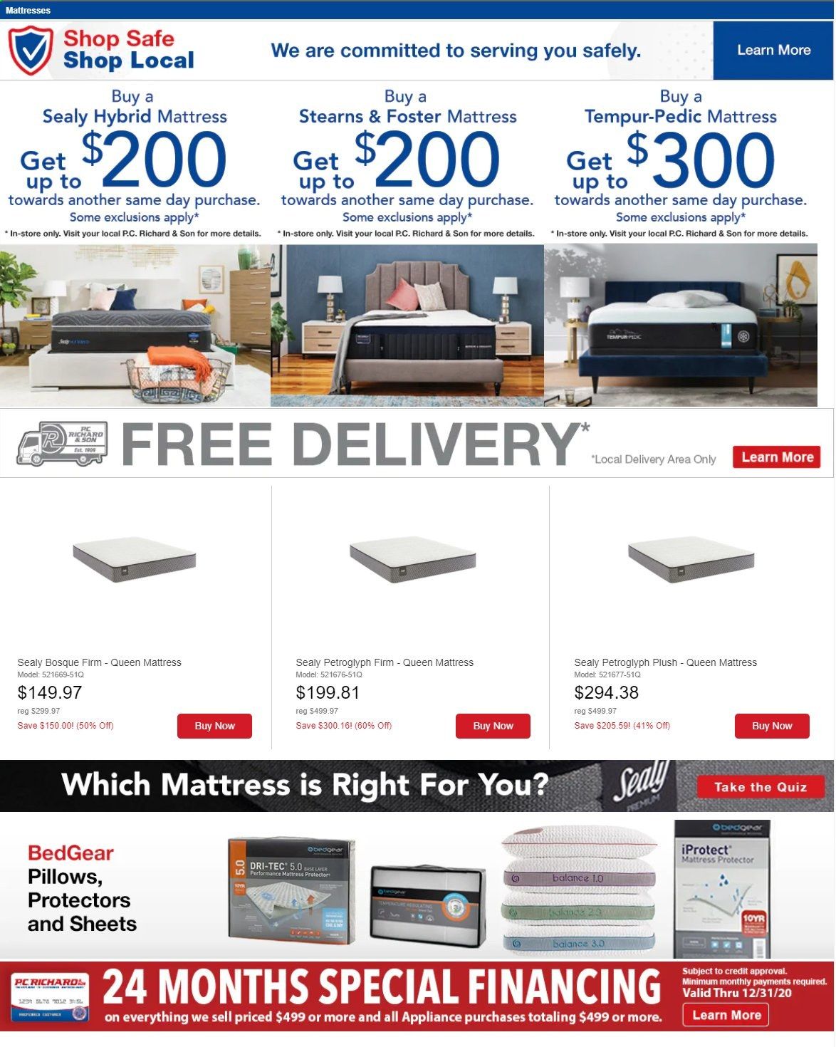 P.C. Richard & Son Weekly Ad Flyer December 29 to January 5