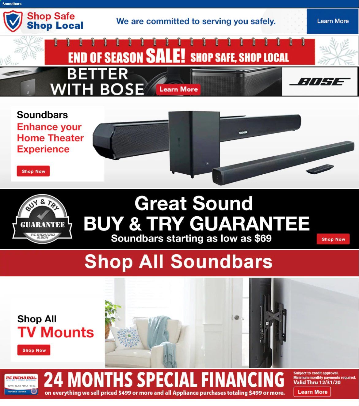 P.C. Richard & Son Weekly Ad Flyer December 29 to January 5