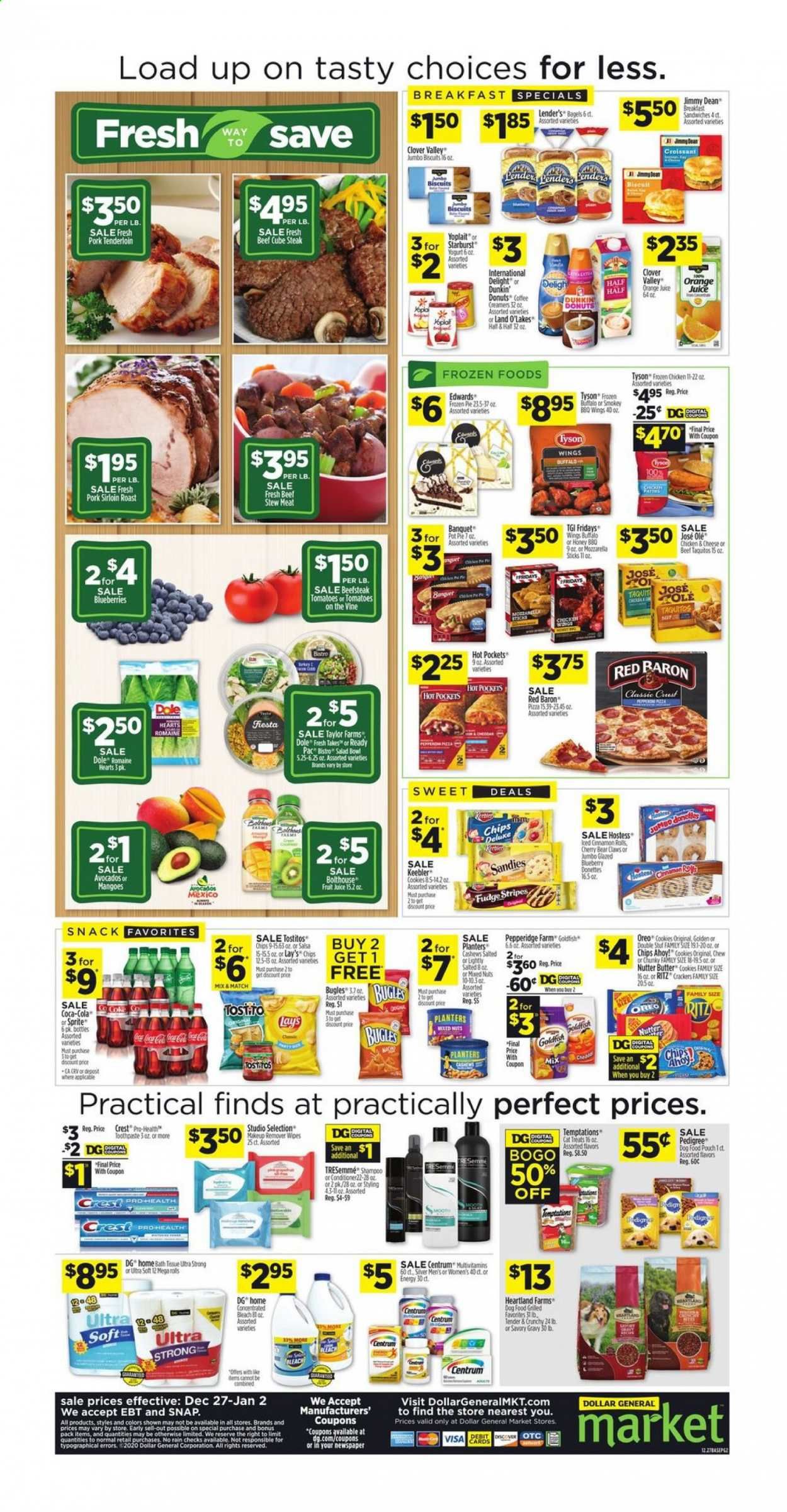 Dollar General (IN, OH) Weekly Ad Flyer December 27 to January 2