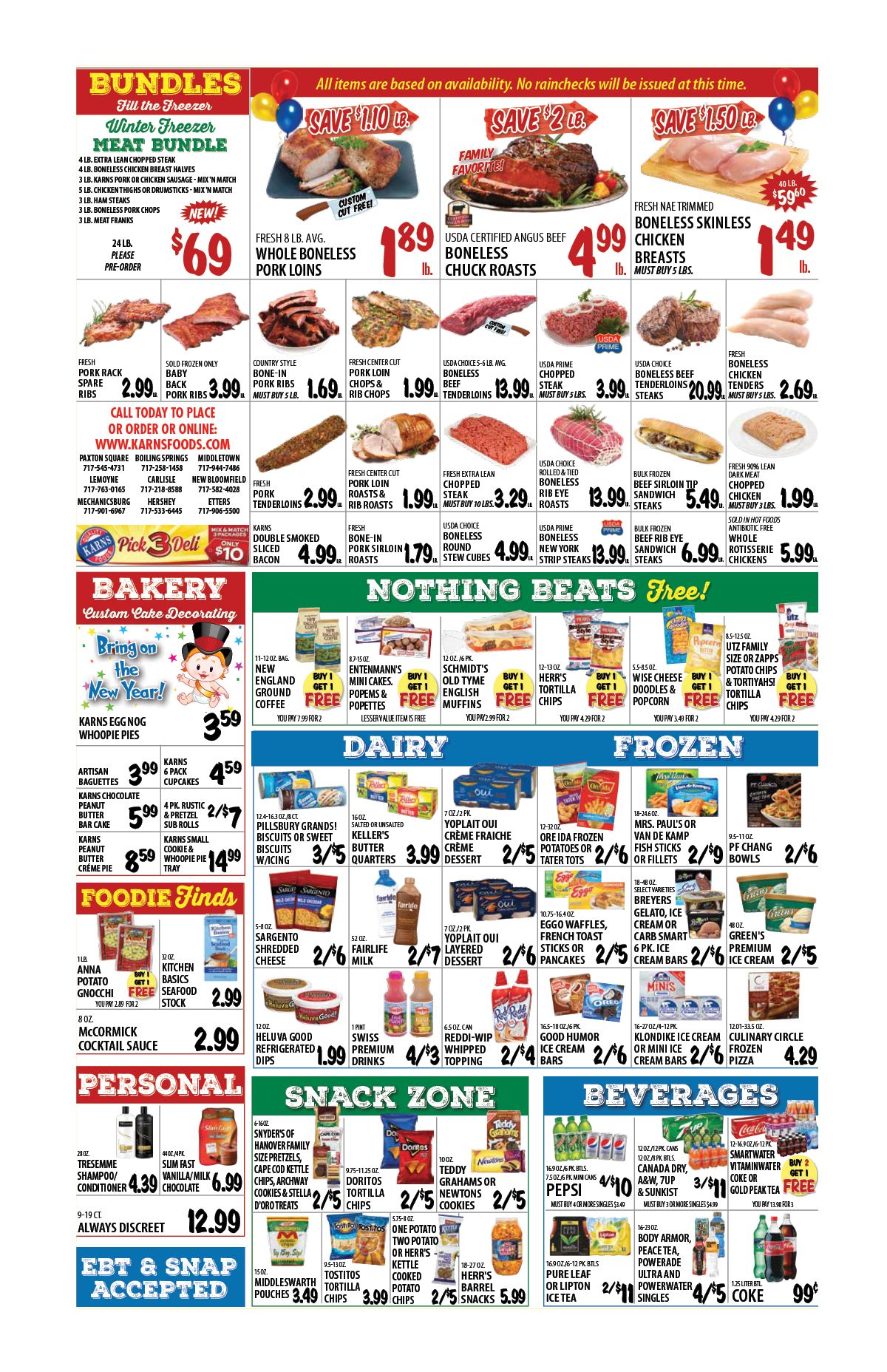 Karns Quality Foods Weekly Ad Flyer December 29, 2020 to January 4, 2021