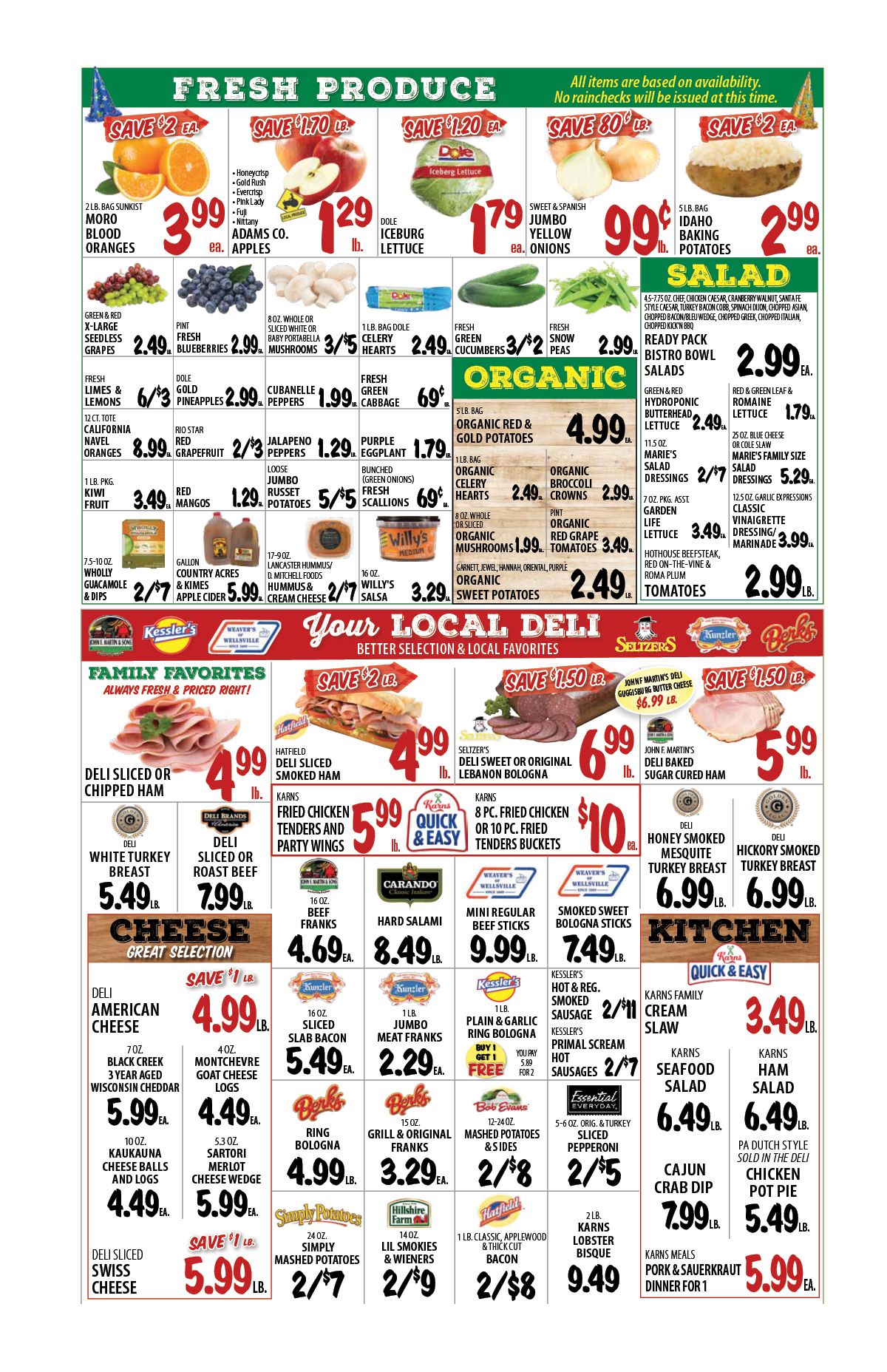 Karns Quality Foods Weekly Ad Flyer December 29, 2020 to January 4, 2021