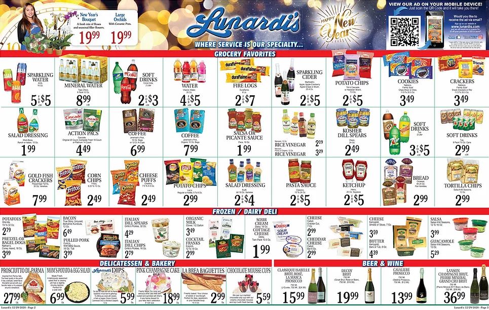 Lunardi's Weekly Ad Flyer December 29, 2020 to January 4, 2021