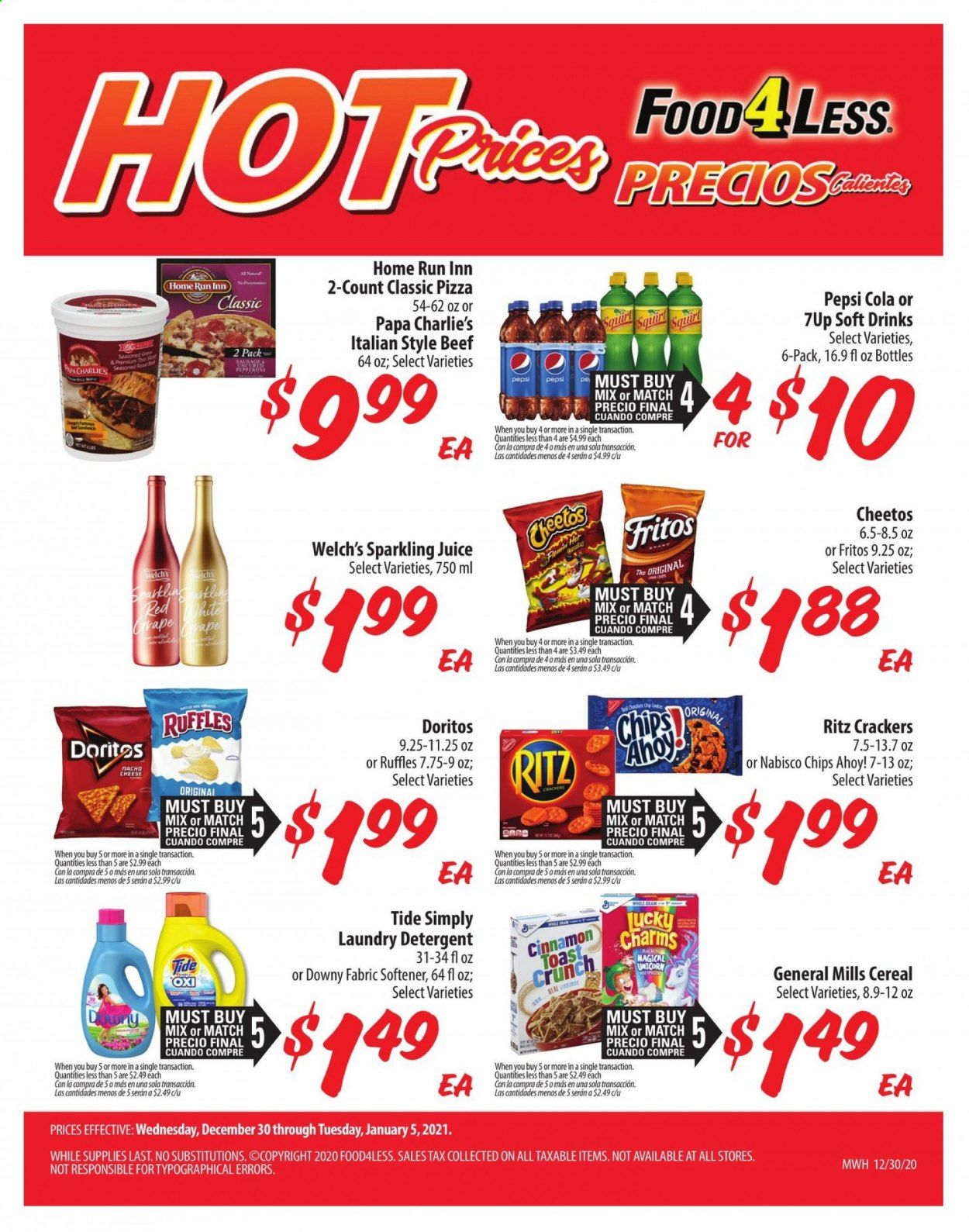 Food 4 Less (IL) Weekly Ad Flyer December 30 to January 5