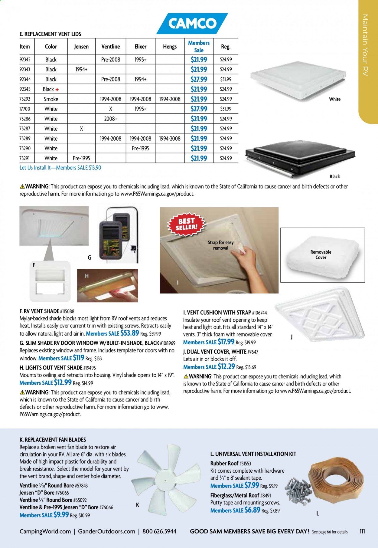 Gander RV & Outdoors Weekly Ad Flyer December 29 to January 5