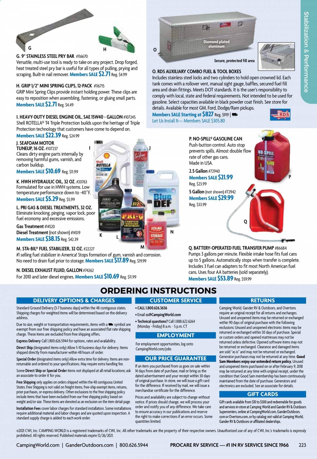 Gander RV & Outdoors Weekly Ad Flyer December 29 to January 5