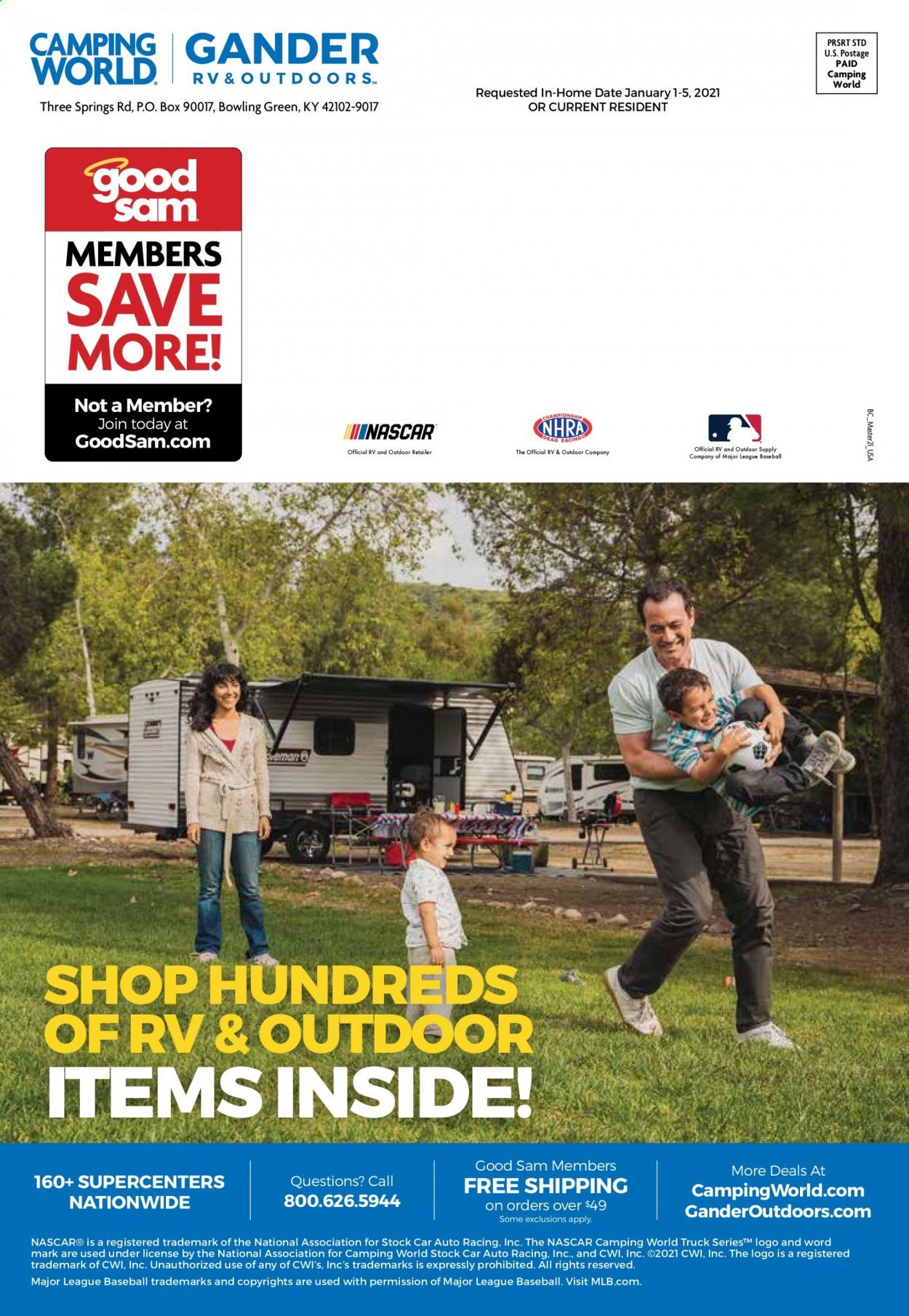 Gander RV & Outdoors Weekly Ad Flyer December 29 to January 5