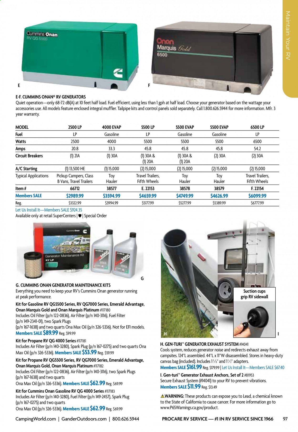 Gander RV & Outdoors Weekly Ad Flyer December 29 to January 5