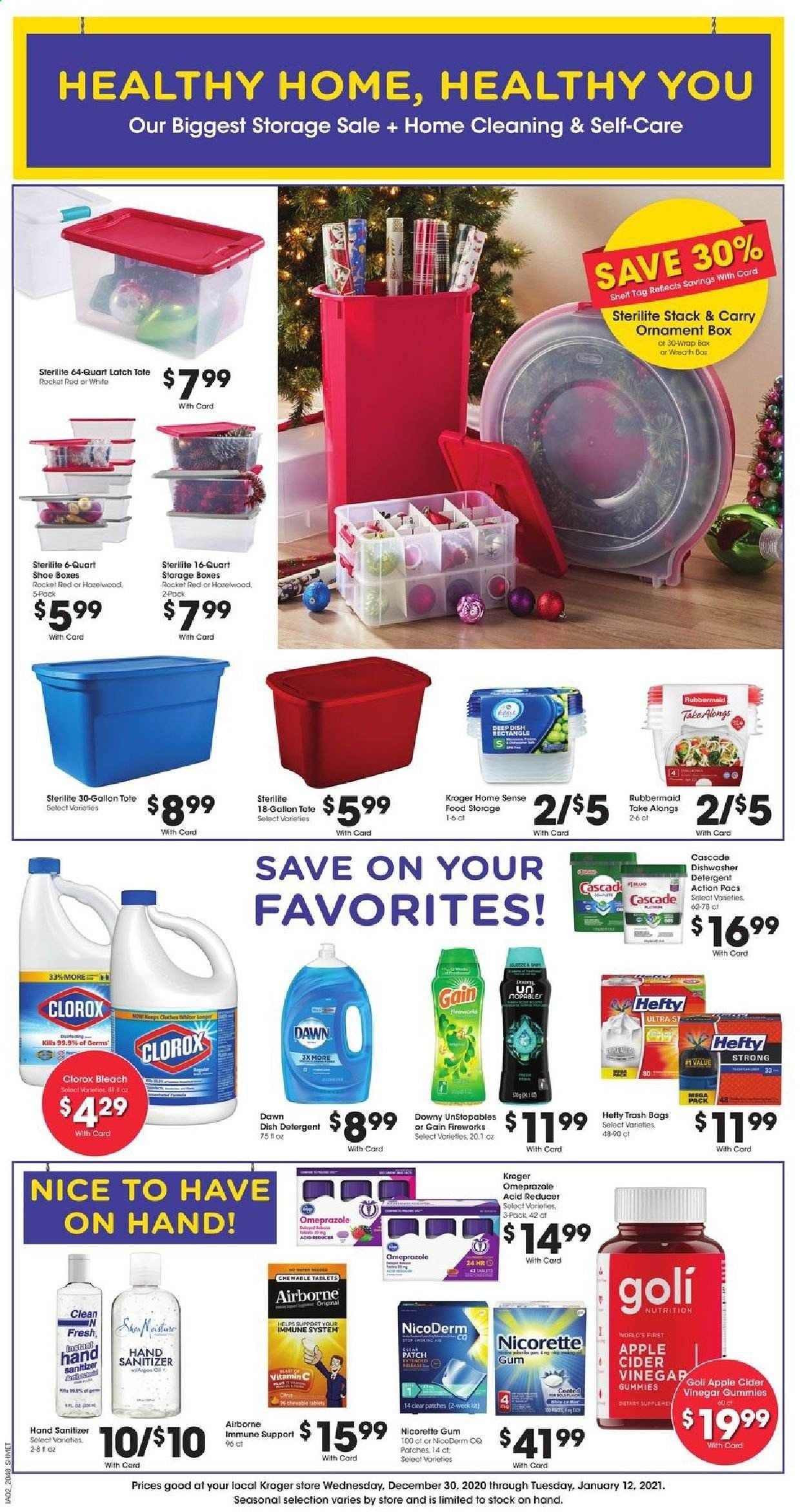 Kroger (GA, IL, LA, MI, OK, SC, TN, TX, VA) Weekly Ad Flyer December 30 to January 12