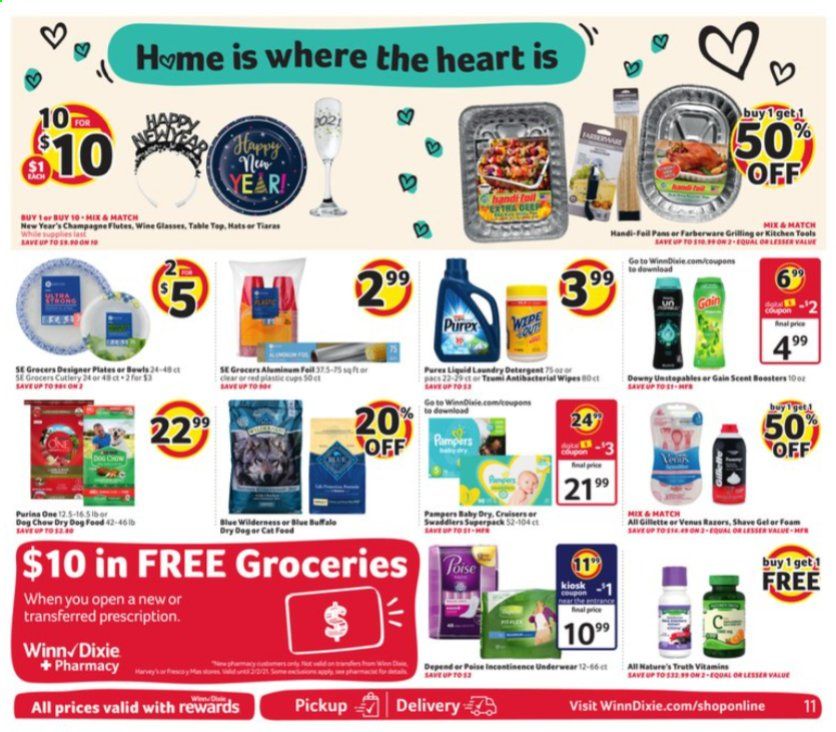 Winn Dixie (AL, FL, GA, LA, MS) Weekly Ad Flyer December 30 to January 5