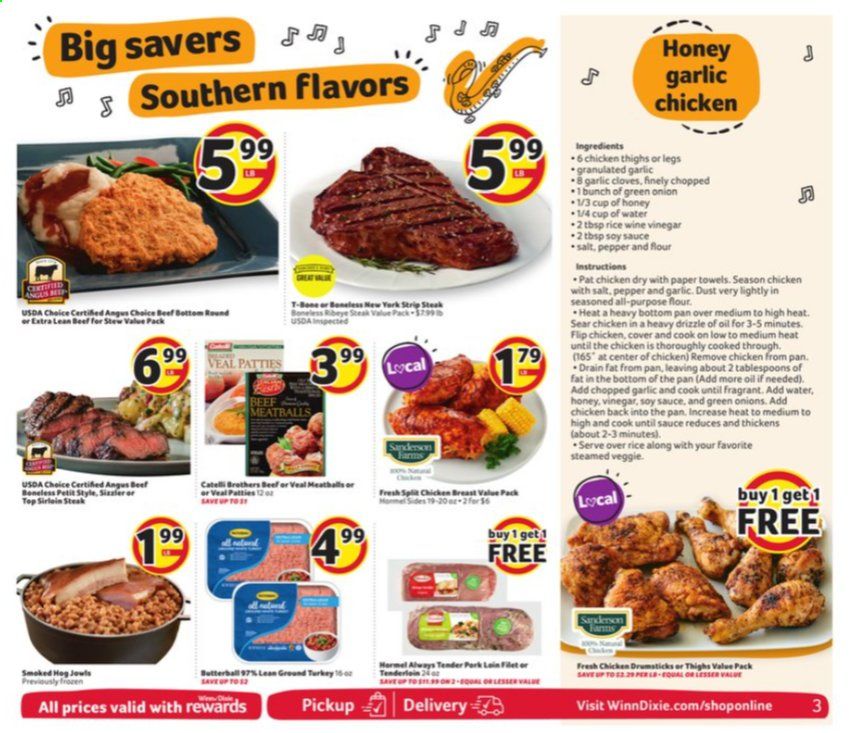 Winn Dixie (AL, FL, GA, LA, MS) Weekly Ad Flyer December 30 to January 5
