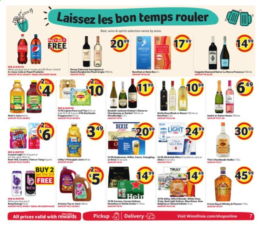 Winn Dixie (AL, FL, GA, LA, MS) Weekly Ad Flyer December 30 to January 5